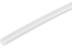 sourcing map Tubo neumático, 4 mm OD x 2,5 mm ID x 5 m Tubo de freno de aire de nylon manguera de línea de aire transparente