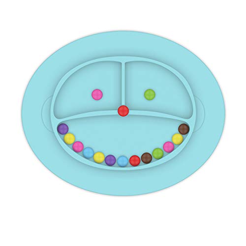 Babylovit - mini tovaglietta in silicono, una ciotola ad un pezzo per neonati, bambini e bambini più cresciuti, Portatile Libera di BPA Stoviglia approvata dalla FDA