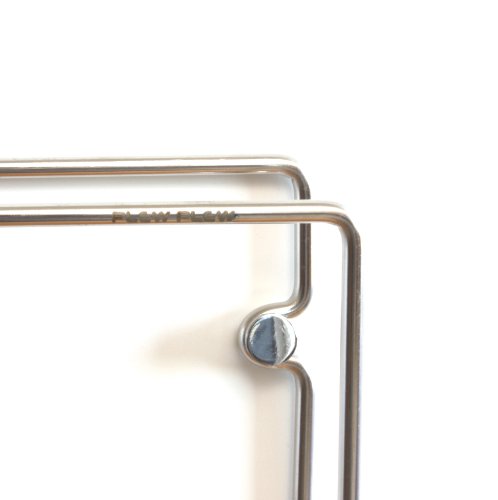 Plew Plew – ZEITSCHRIFTENHALTER FÜR DAS BADEZIMMER aus Edelstahl, Wandmontage - 4