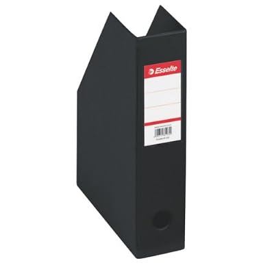 Esselte-Leitz 56007 Porte-revues format A4 en carton et PVC (Noir) (Import Allemagne)