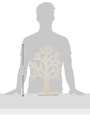 comprare on line RAYHER HOBBY 62274000 portagioie, espositore gioielli, organizzatore gioielli, albero decorativo legno, 50 cm prezzo