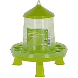 Kerbl Mangeoire automatique avec pieds, support pour volaille (poussins/poules/canard), utilisation alimentaire