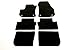 Produktbild Auto Fußmatten Velours Set 6-teilig passgenau, schwarz