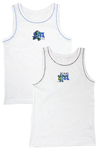 Pack of 2 Monsters University Cotton Vests - 7-8 Years