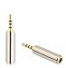 Produktbild Interesting® 2Pcs Gold 2.5mm Mann zum 3.5mm weiblichen Stereoaudio-Kopfhörer-Jack-Adapter-Konverter