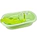 Produktbild Babywanne Neugeborenen Kann Sitzen Liegen Babywanne Große Verdickung Universal Kinder Temperatursensor Badewanne Badebecken (Farbe : Green)