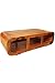 Produktbild MAADES Wohnzimmertisch Couchtisch aus Holz massiv Elexa 110cm | Vintage Tisch aus Sheesham Massivholz für Ihre Wohnzimmer | Niedriger Moderner Design Sofatisch Massivholztisch modern in Light Braun