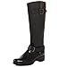 Produktbild Xianshu Damen Reißverschluss Schnalle Gürtel Gummistiefel Reiten Martin Stiefel (Schwarz-39 EU)
