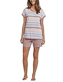 sommer schlafanzug kinder Kurzer, gestreifter Schlafanzug von Schiesser.