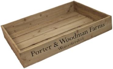 Pack of 3 Rustic Tray - Large - Printed Porter and Woodman Farms