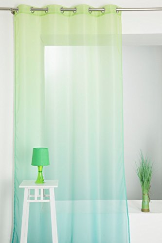 Gardine Schattiert 140 X 260 Türkis