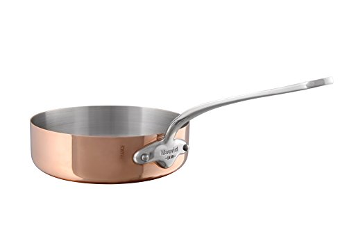 Mauviel1830 M'Héritage 150s 611128 - Sartén para saltear, Cobre, 28 cm