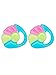 Mee Mee Multi-Textured Water Filled Teether (Multicolor, Pack of 2) RS.190.00