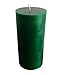Produktbild Collumino® Stumpenkerze, lange Brenndauer, Abendessen Bistro Tisch Kirche Hochzeit Kerze (Forest grün, 7 X 15 cm)