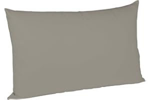 Fleuresse Colours Kissenbezug, Mako Satin, Grau, 50 x 70 cm