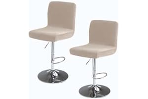 SDNAM Fundas Elásticas para Taburete De Bar Pack 2/4/6 Funda para Silla con Respaldo, Fundas para Sillas De Comedor EláStica para Taburetes Altos para Bar, Casa, CafeteríA o Fiesta,Fundas Sillas (Color : #