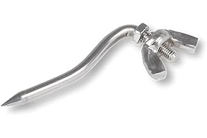 MOESTA-BBQ 10602 Fleischnadel für Moesta V-Tong Grillzange - Praktisches Fleischzangen-Zubehör inkl. Flügelschraube