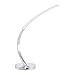 Produktbild LED Tischleuchte, verchromte gebogene Design Tischlampe Schreibtischlampe 1-flammig geschwungen Design, 390 Lumen 6 W modern elegant