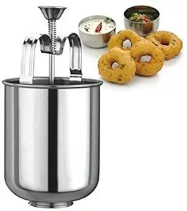 plenzo Stainless Steel meduvada makar for Perfectly Shaped and Crispy vada Machine