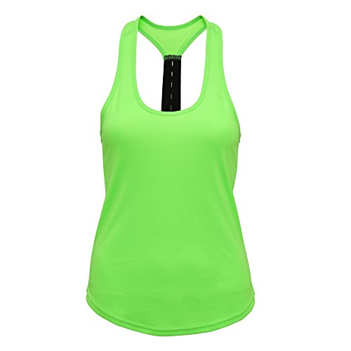 Tri Dri - Camiseta de tirantes modelo Performance para mujer (Pequeña (S)/Verde)