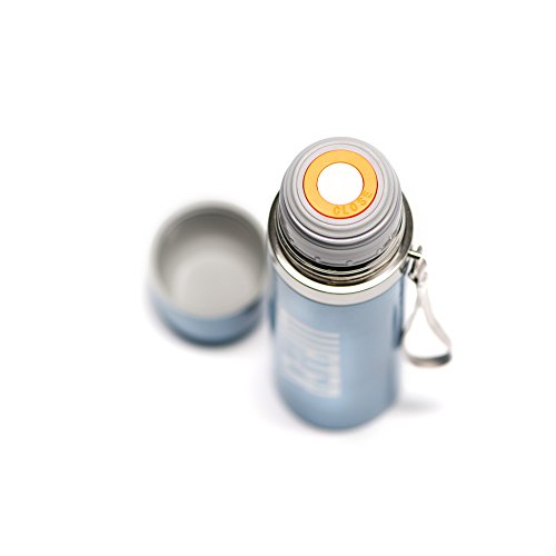 2er Set Thermosflaschen von Goodus – 1000ml / 1 Liter Isolierflasche und 500ml / 0,5 Liter Thermotrinkflasche im Set - 6