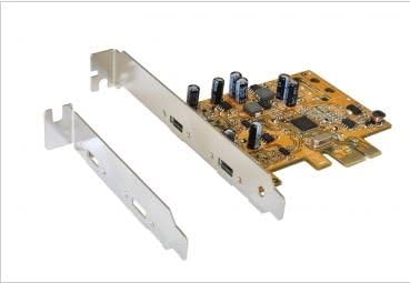 Exsys 12010 USB 2 °C Port 3.1 Gen 2 PCIe Card with LP Bracket