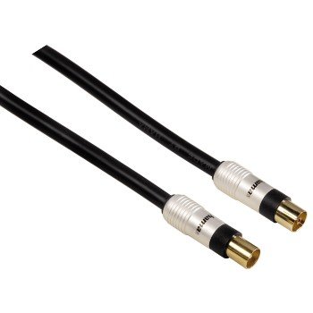 Preisvergleich Produktbild Hama Antennen-Kabel Koax-Stecker -Koax-Kupplung, 5 m