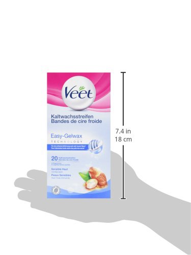 Veet Easy-Gelwax Technology Kaltwachsstreifen für Sensible Haut - 5