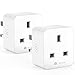 Produktbild Smart Plug, teckin Smart WiFi Steckdose mit Alexa Echo, Google Home und IFTTT, Mini-Buchse mit Überwachungs- und Timer-Funktion, kein Hub erforderlich, 16 A, (2 Stück)