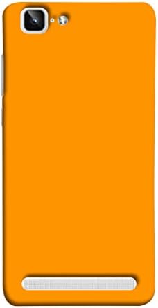 PrintVisa Designer Back Case Cover for Vivo X5Max :: Vivo X5 Max (Plain Single Simple Orange Sheet)