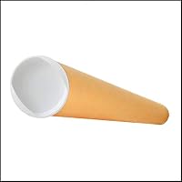 Tube Carton Kraft Rond 65cm - Pour Posters Et Grands Formats - Protection Transport Et Stockage