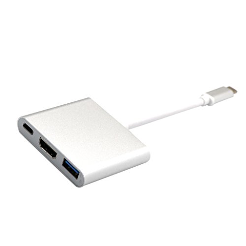Gazechimp 3in1 USB 3.1 Typ-C zu USB 3.0 / 4K HDMI / Typ-C Female HUB Adapter - 3