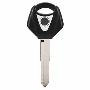 Open Throttle Racers Blank Key for Yamaha Super Bikes with Sensor Slot Black