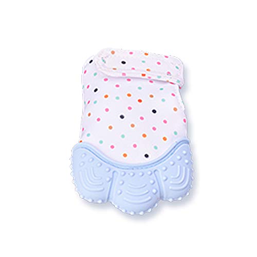 VEVICE 1PCS Kids Munch Mitt Baby Teething Mitten Self-Soothing Pain Relief Glove BPA Free Safe Food Grade Teething Mitt for Baby Infant Newborn Toddler