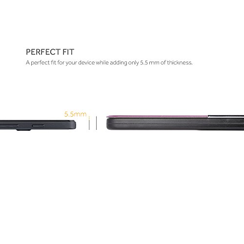 Samsung Galaxy Tab A (2016) 10.1 Hülle, EasyAcc Samsung Galaxy Tab A 10.1 T580N/ T585N Case Schutzhülle Hochwertiges PU Leder Etui – mit Automatischem Schlaf Funktion und Standfunktion (Lila, Kunstleder, Ultra Dünn) - 4