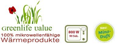 Warmies Wärmflasche WOTTA BOTTLE - Kuschelig weich und 100% für die Mikrowelle, Grün