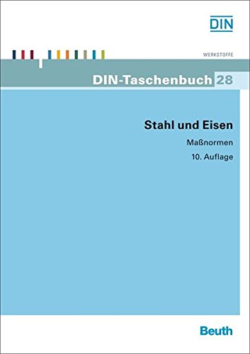 Preisvergleich Produktbild Stahl und Eisen: Maßnormen (DIN-Taschenbuch)