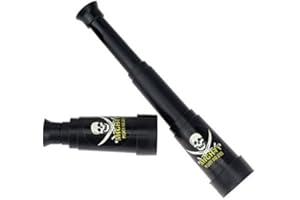 NESLOONP Telescopios de Fiesta Temática de Pirata Telescopios de Pirata de Plástico Mini Juguete de Telescopio para Favores de Fiesta, Negro, 14 Piezas