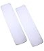 BabyPrem Pack of 2 Cotton Fitted Hammock Sheets (To fit Amby nest) WHITE