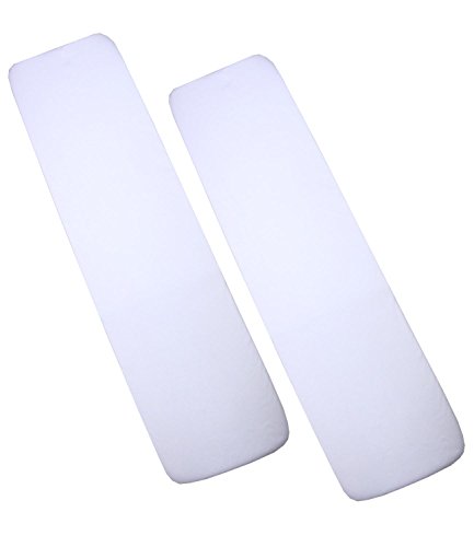 BabyPrem Pack of 2 Cotton Fitted Hammock Sheets (To fit Amby nest) WHITE