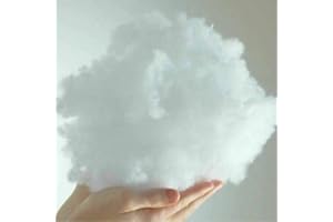 GB TEXTILE 1 Kilo Kg - 100% Virgin Polyester Hollowfibre Washable White Stuffing For Toys Sofas Reliable padding High Grade Hollow Fibre Filling Only