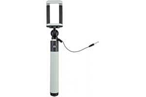 IMPULSFOTO JJC Universeller Selfie-Stick Stange Stab in Grau, kompatibel mit iPhone, Samsung, HTC, Sony - Keine App oder Bluetooth notwendig