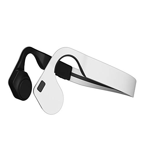 Preisvergleich Produktbild XBECO Drahtlose Ohrhörer Bluetooth Knochenleitung Headset Sportkopfhörer 4,1 Neck-Strap Ohrhörer Hände-Kostenlos Für Iphone6 6PLUS Samsung Galaxy HTC Tablet PC Laptop,White