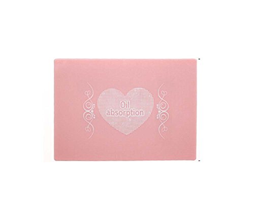 Set of 2 Oil Control Paper Men/Women Oil Blotting Paper(2*50 sheets),Pink