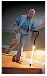 CostMad ™ Illuminated Night Light up Path Finder Lighter Walking Stick Cane Strong Light Weight 36” with LED Light