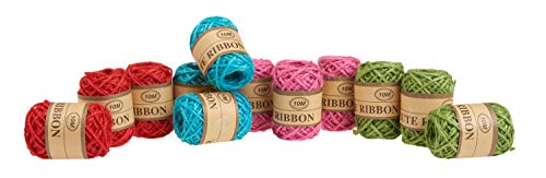 Preisvergleich Produktbild VBS Großhandelspackung 12er Set Jutegarn à 10 m