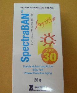 Spectraban Sunscreen Sensitive Spf30 Anti-uva UVB 20 G. by Spectraban