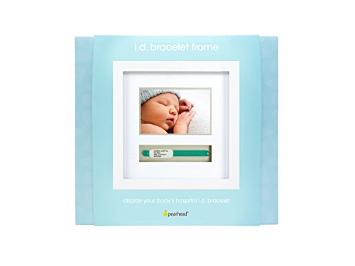 Pearhead P63012 I.D. Bracelet Frame Deluxe, Bilderrahmen zur Aufbewahrung des Geburtsarmbands, weiß - 4