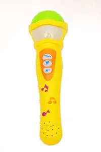 JKP Toys Musical Microphone Singing mic Toy with Lights and self Voice | Sound Toys for Kids- Multi Color