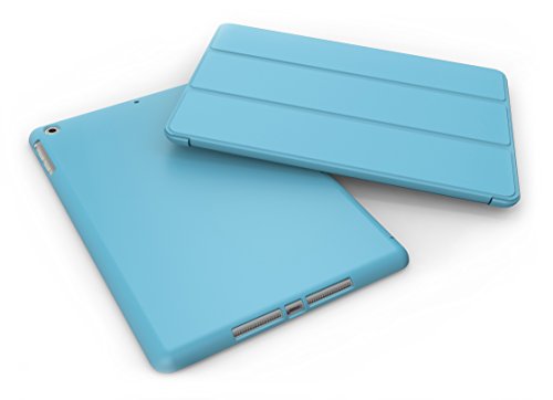 Khomo iPad Mini 1, 2, 3 Hülle Case Blau Hellblaues Gehäuse mit doppelten Schutz ultra dünn und leicht, Smart Cover – Dual Blue - 8